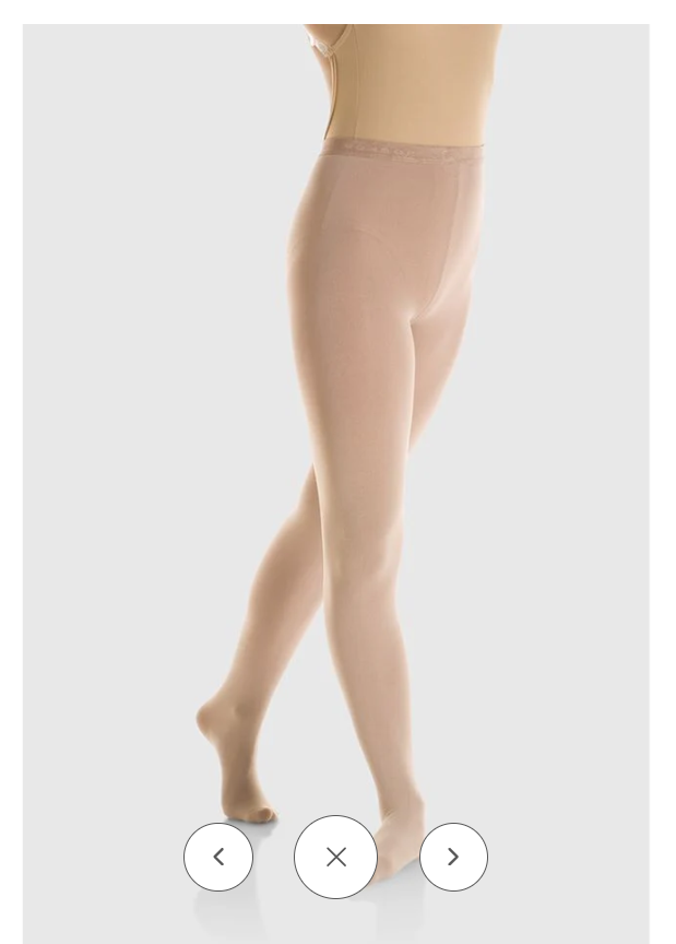 Figure Skating Tights - Mondor Adult 3337 Footed Evolution Tights
