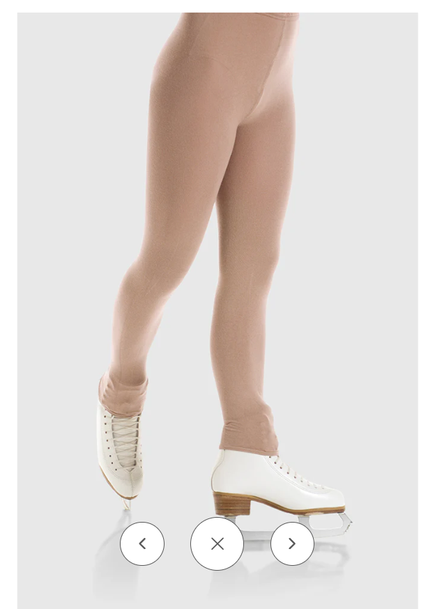 Mondor 3396 Over the Boot Natural Tights for Children – Performance Dance and Skating Tights