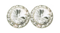 Crystal Performance Earrings 15mm – Pierced Dance Jewelry