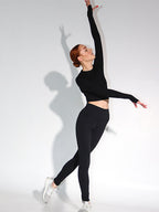 JIV Onyx Leggings for Ladies – Figure Skating Performance Leggings