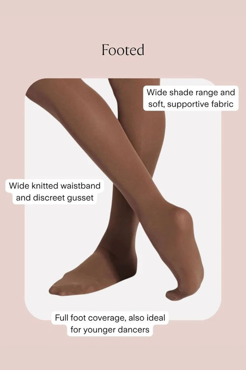 Bloch ContourSoft Footed Tights-Ladies, dance tight