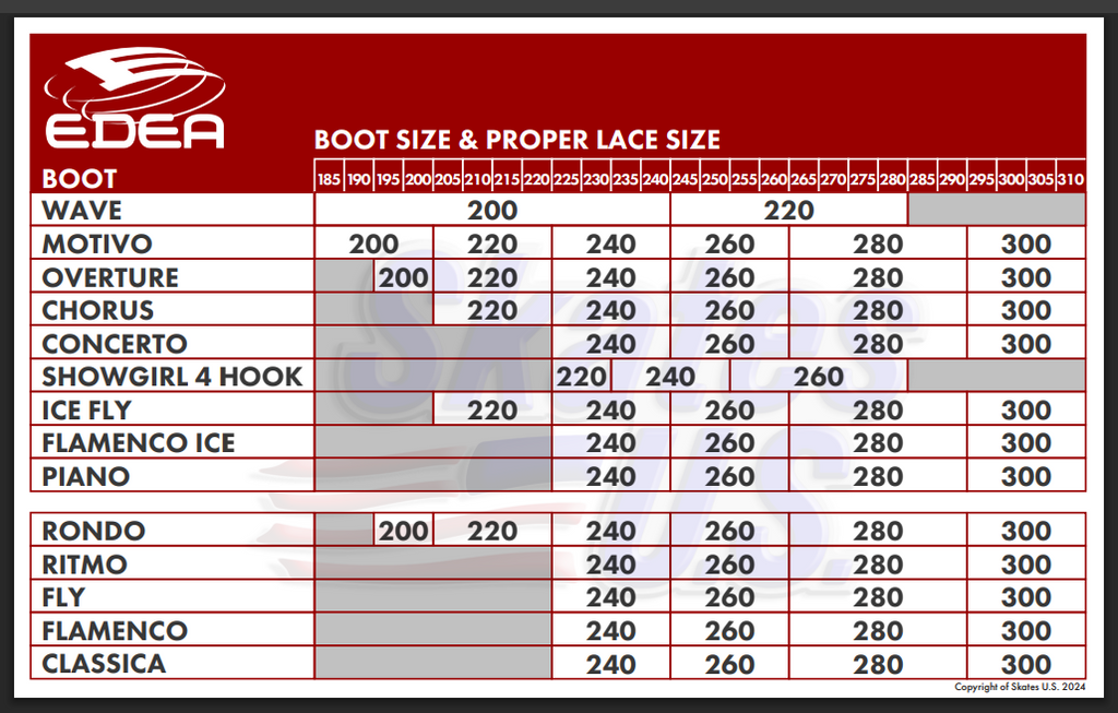 Edea Skate Laces – Professional Figure Skating Laces