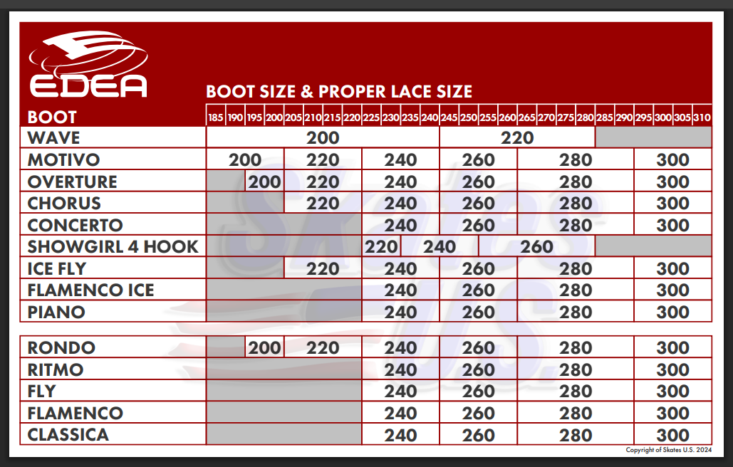 Edea Skate Laces – Professional Figure Skating Laces